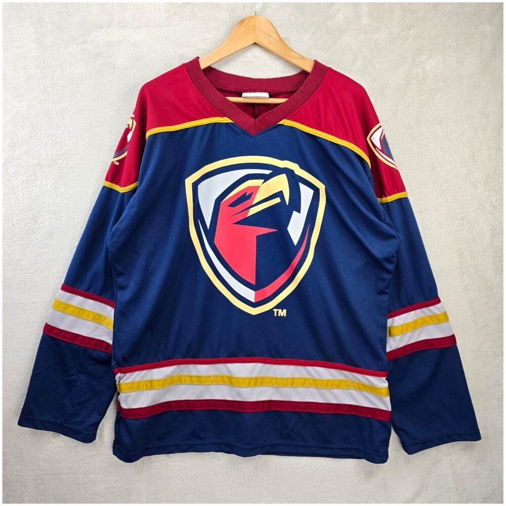 Lancaster Jethawks Hockey Jersey Mens XL #15 MiLB Minor League Baseball‎ Vtg Y2K